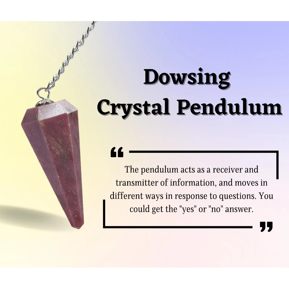 Rhodonite Pendulum