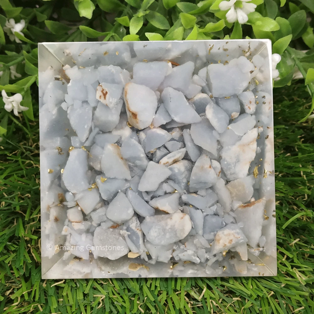 Angelite Orgone Pyramid