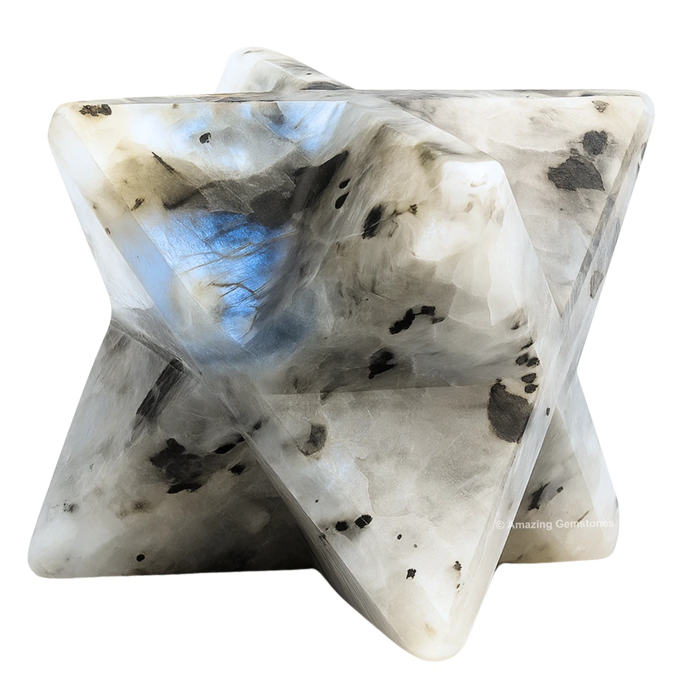 Rainbow Moonstone Merkaba (15-20 mm)