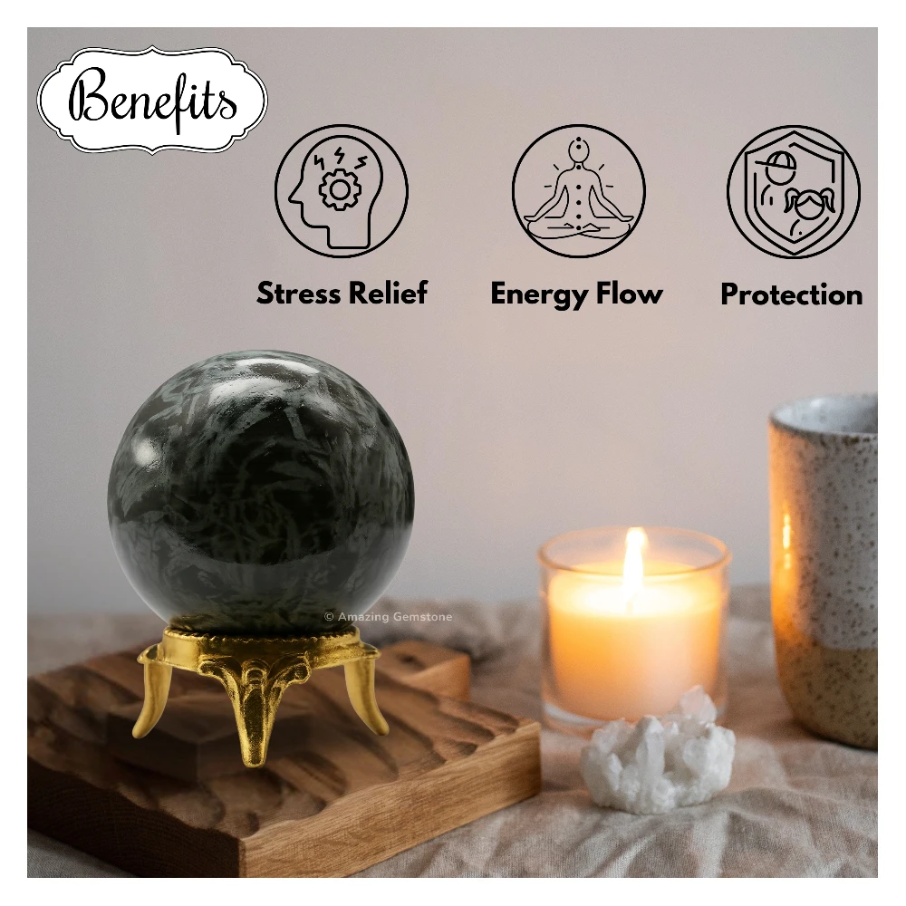 Flower Stone Sphere (2 Inch)
