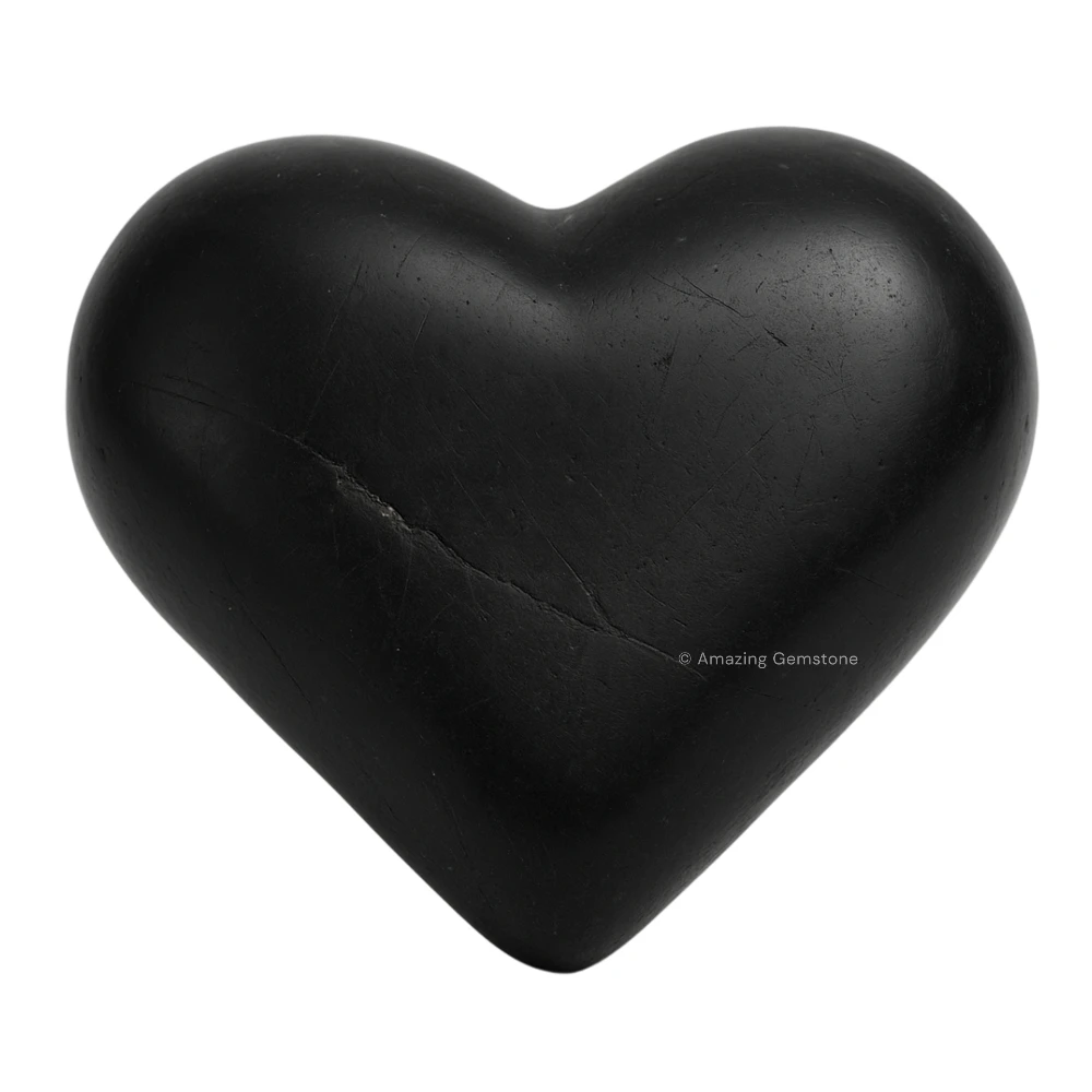 Shungite Heart
