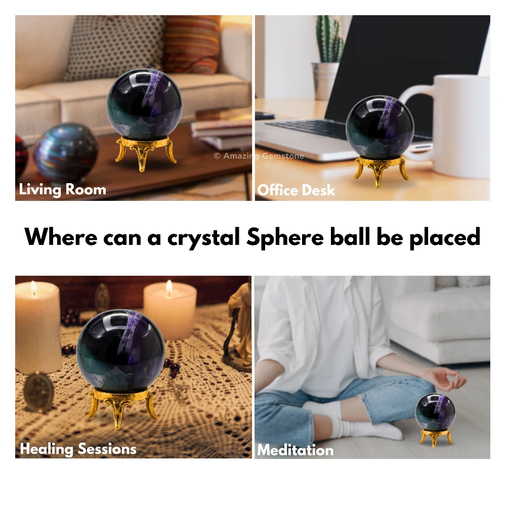Fluorite Sphere (1.5 Inch)