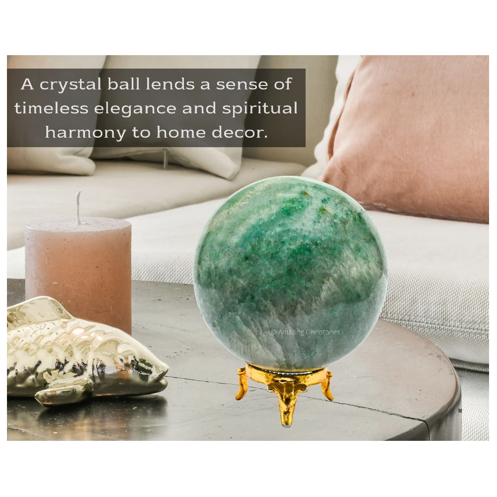 Large Green Aventurine Sphere (3 Inch)