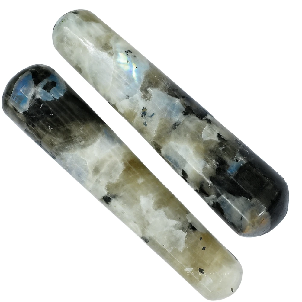 Rainbow Moonstone Wand