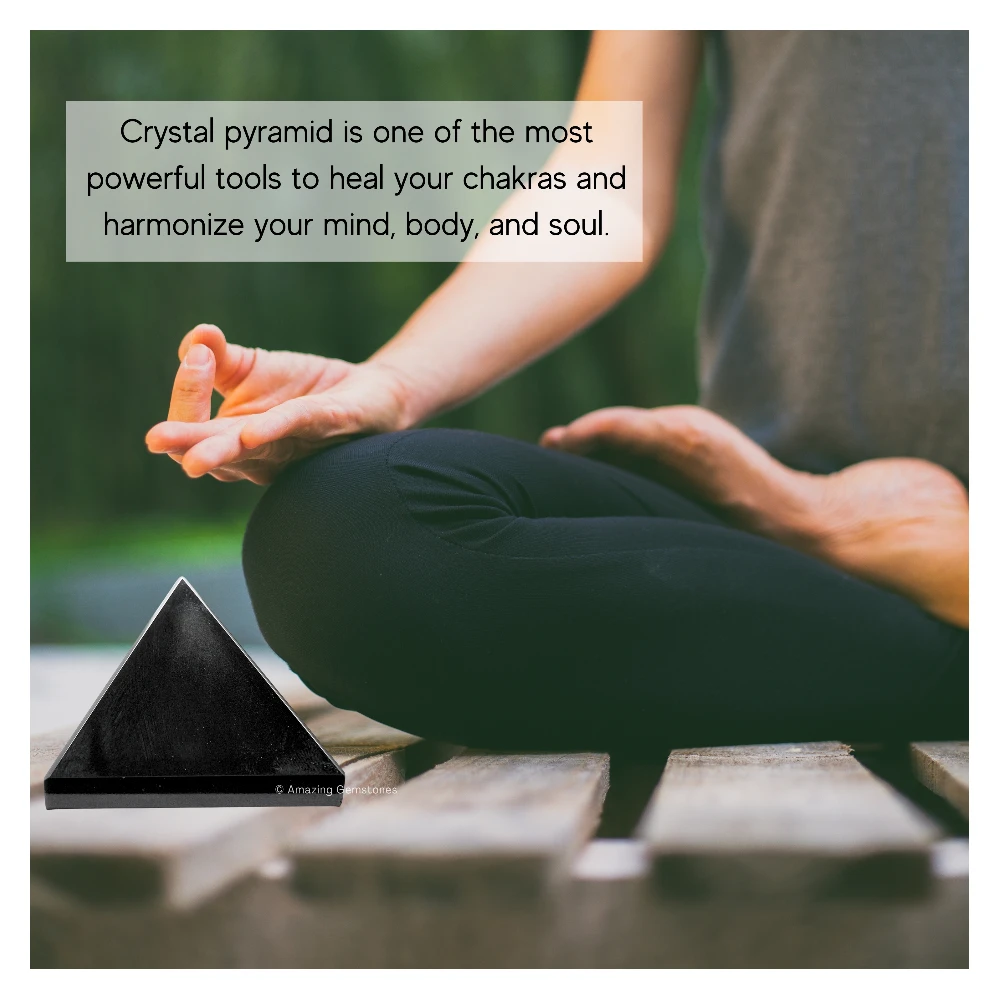 Black Obsidian Pyramid (2 Inch)