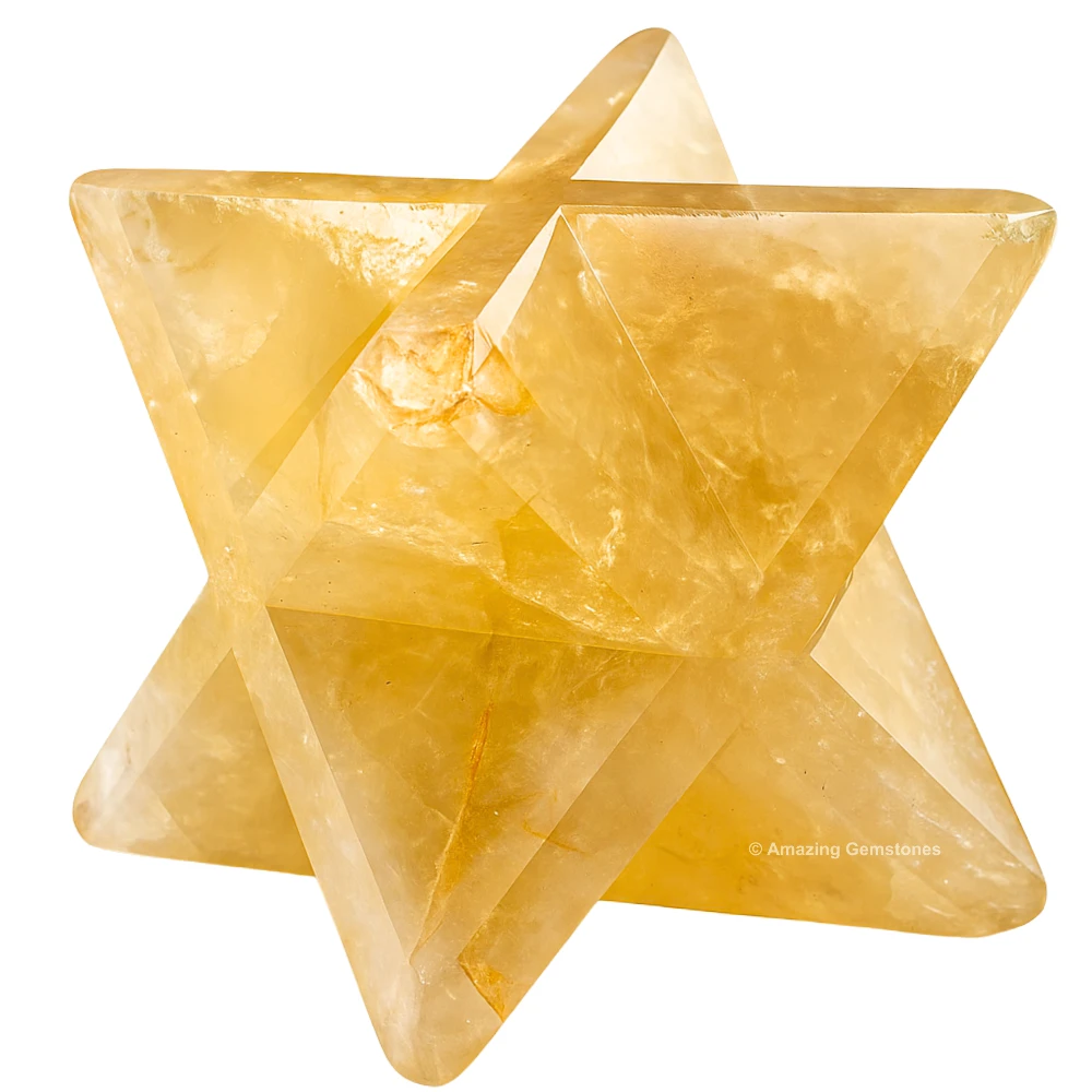 Citrine Merkaba (45-55 mm)