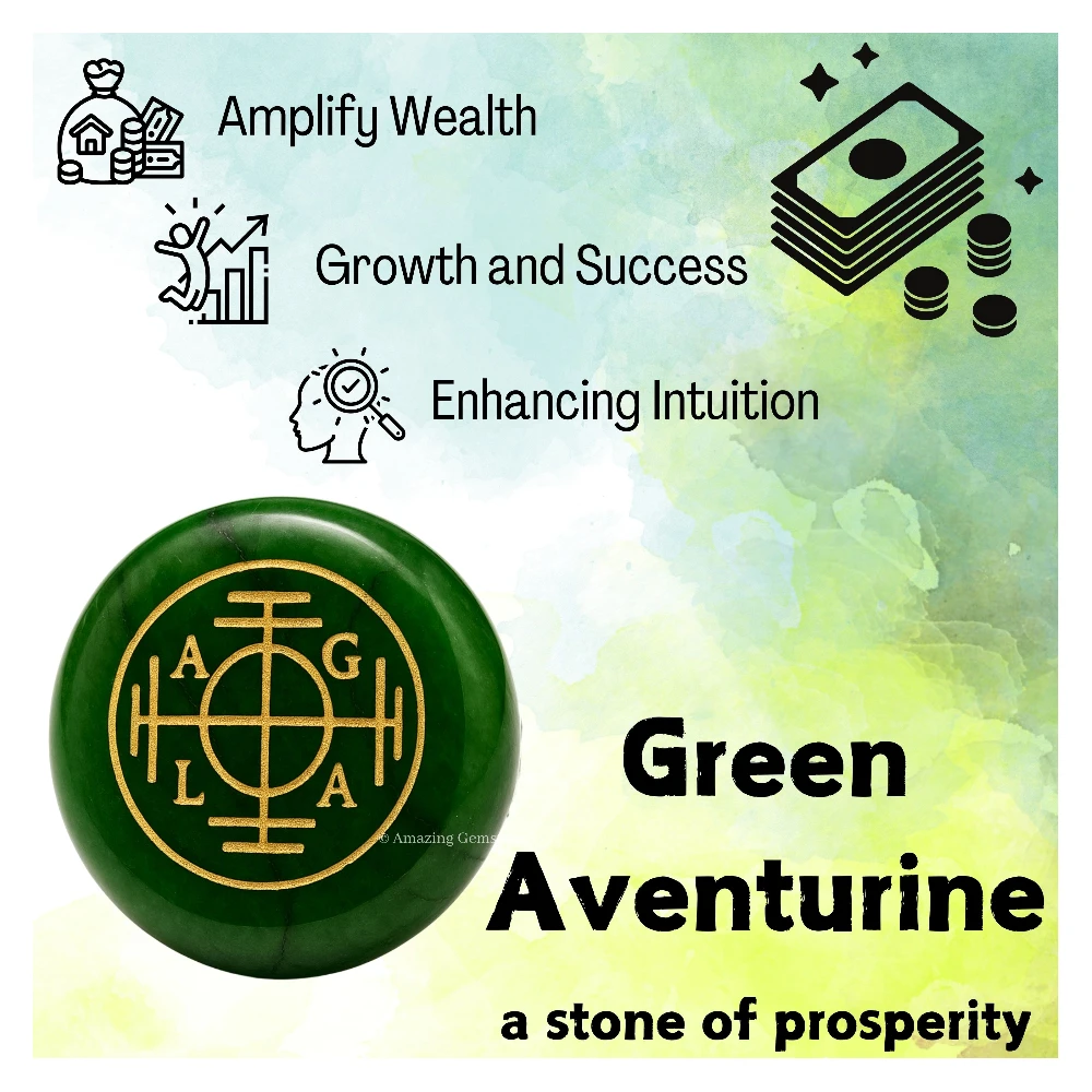 Green Aventurine Zibu Stone- 234451