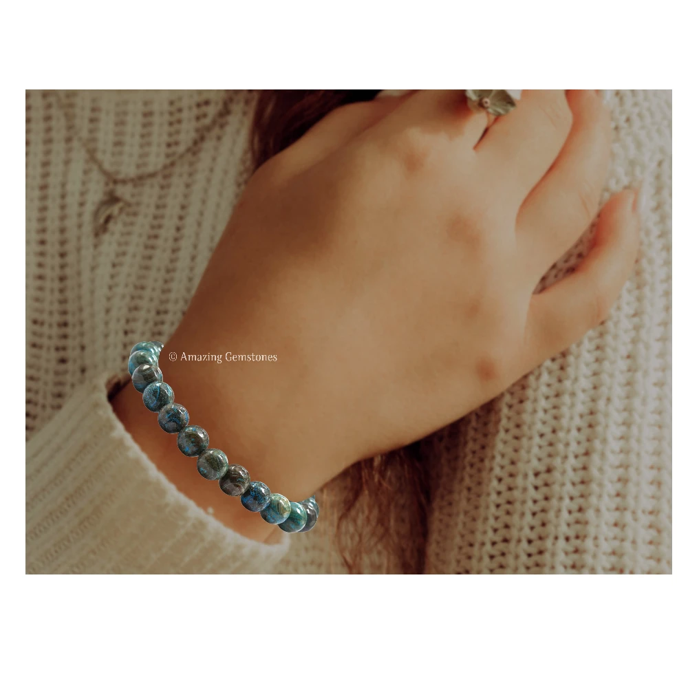 Chrysocolla Bracelet (Faceted-Adjustable)