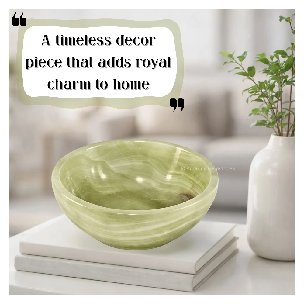 Green Onyx Bowl