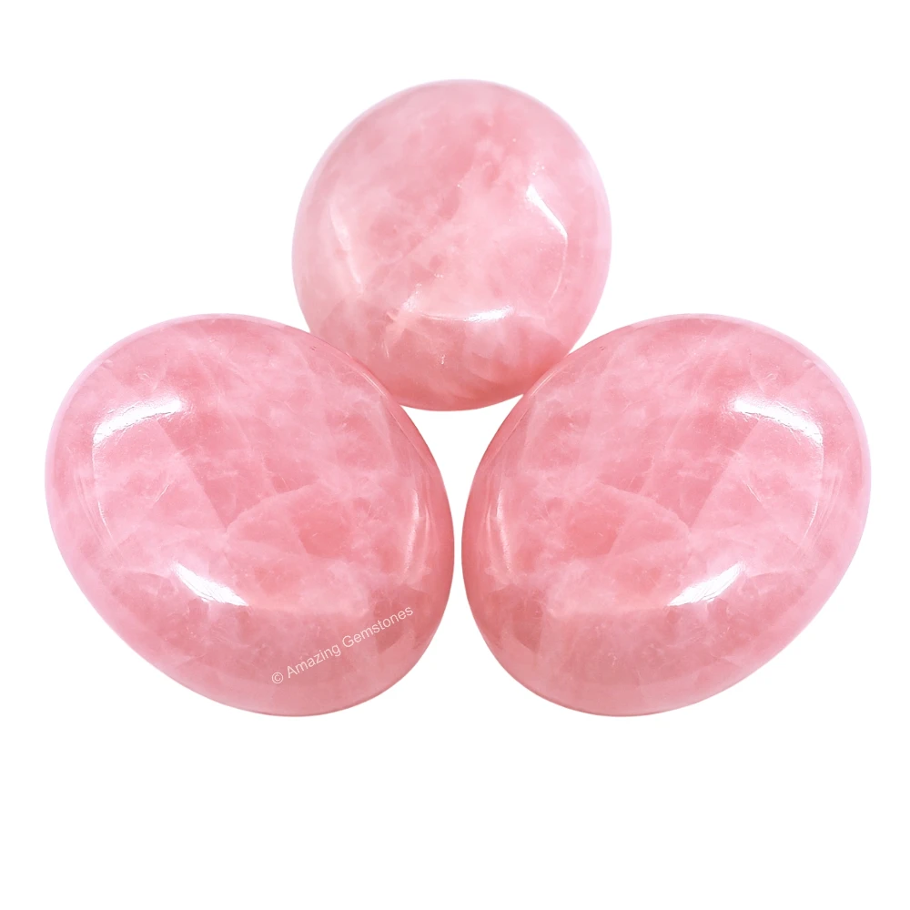 Rose Quartz Palm Stone