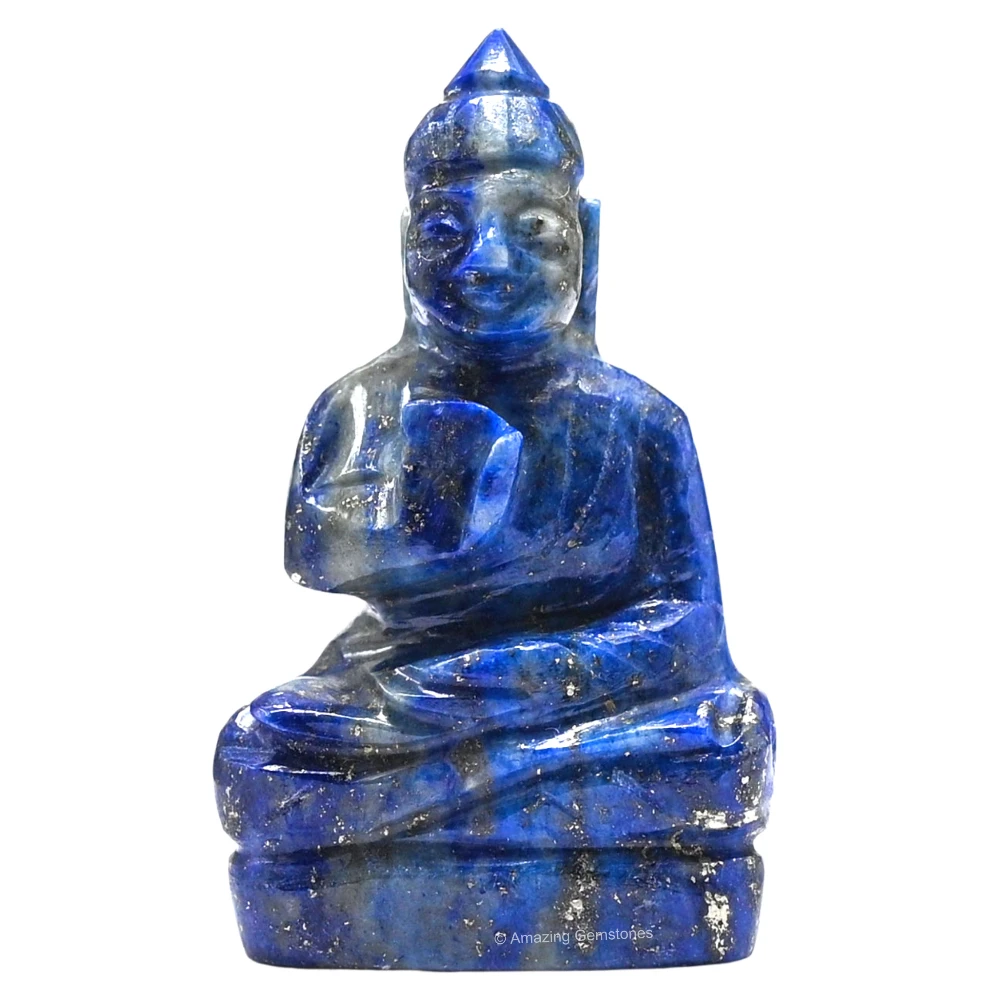 Lapis Lazuli Buddha Statue
