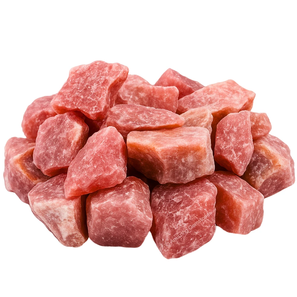 Strawberry Quartz Raw Crystals (2 Pieces)