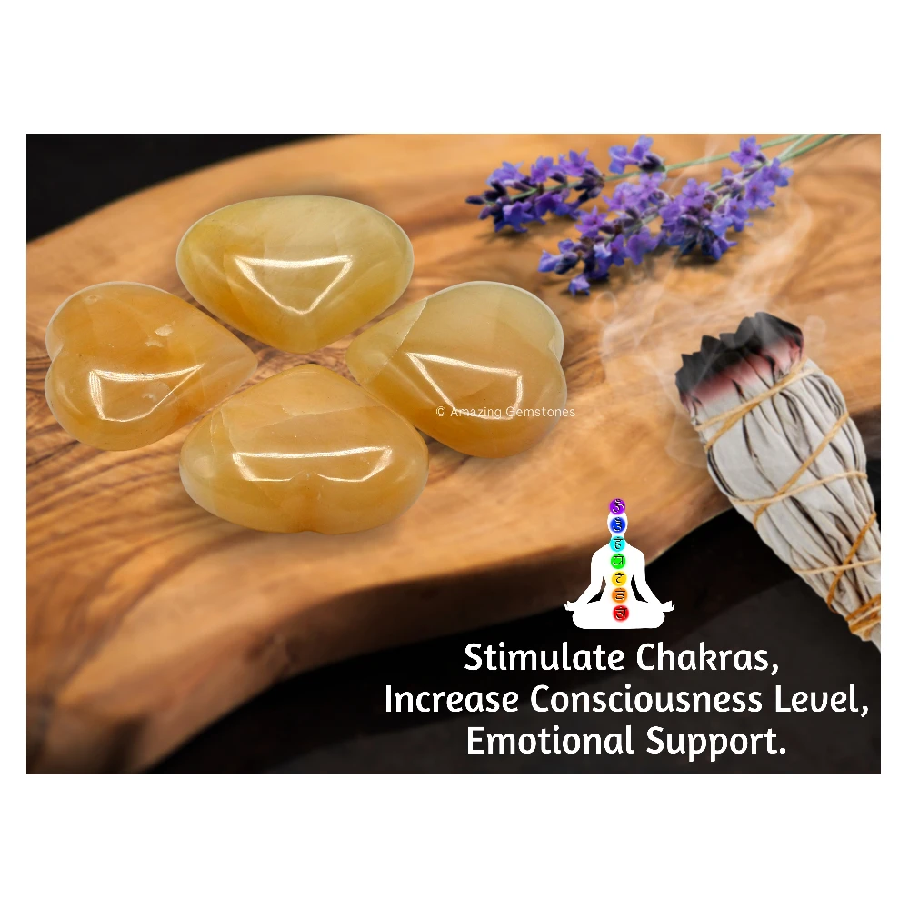 Yellow Aventurine Heart