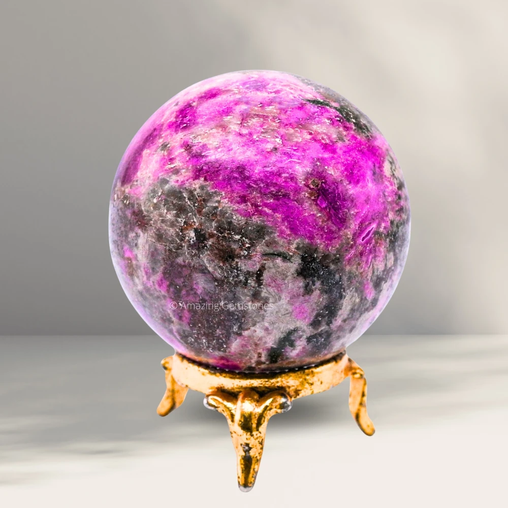 Cobalt Calcite Sphere (2 Inch)