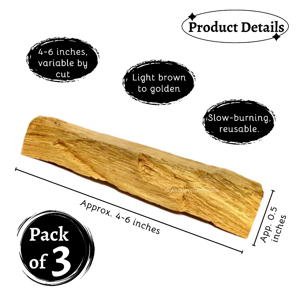 Palo Santo Sticks (3 Piece)