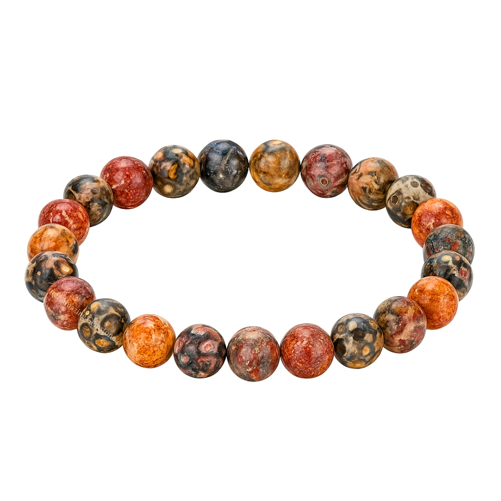 Leopard Jasper Bracelet (Strechable)