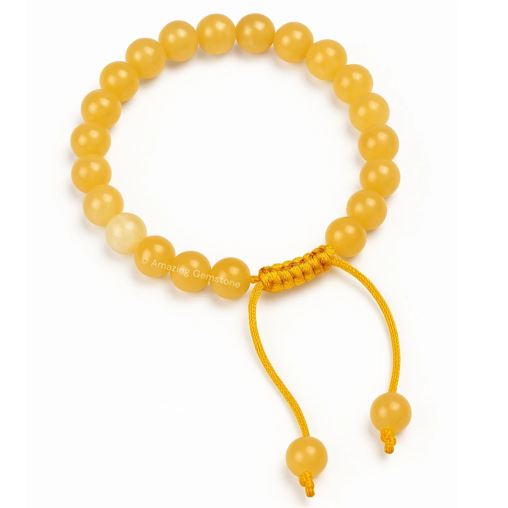 Yellow Calcite Bracelet (Adjustable)
