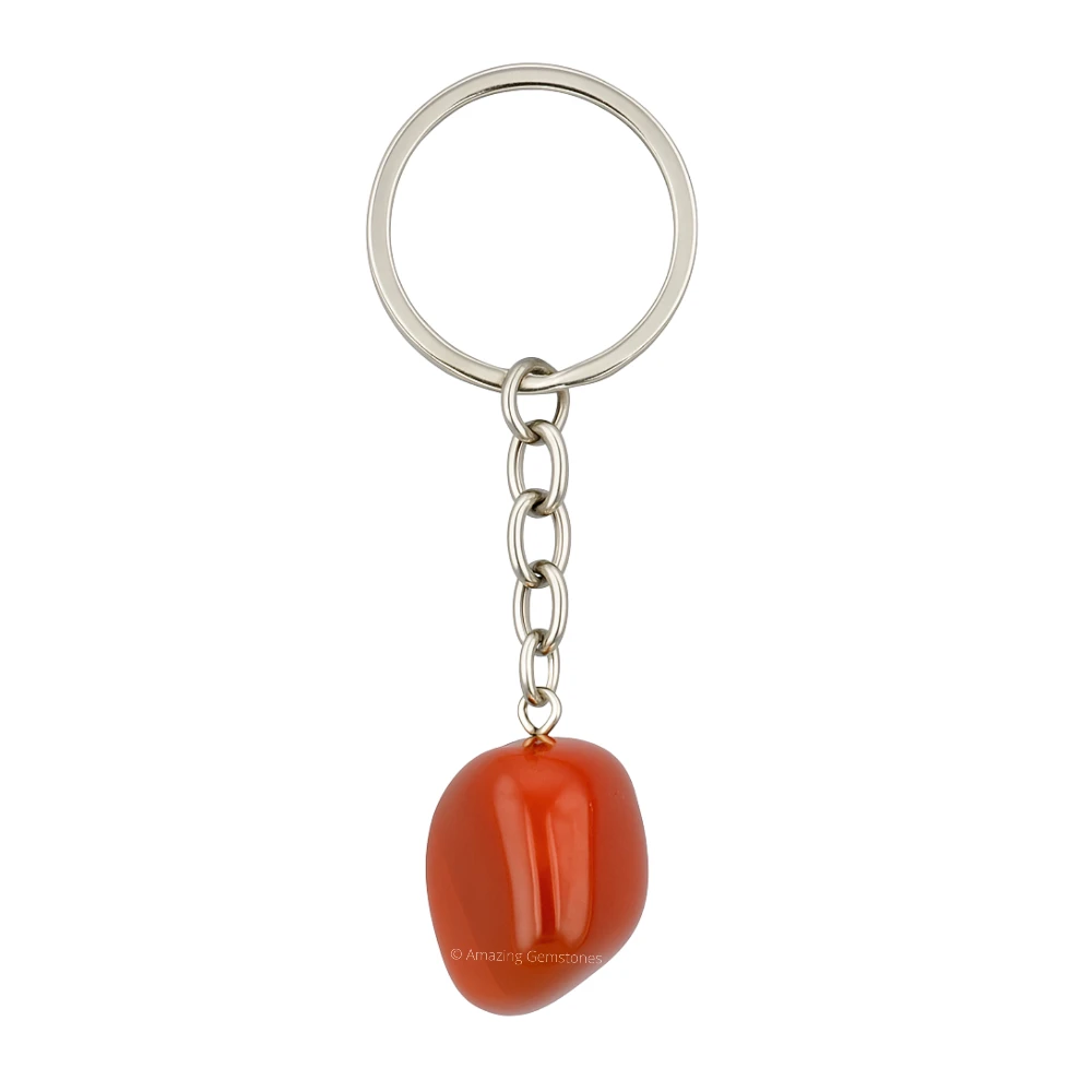 Red Jasper Keychain Keys Holder (Tumble)