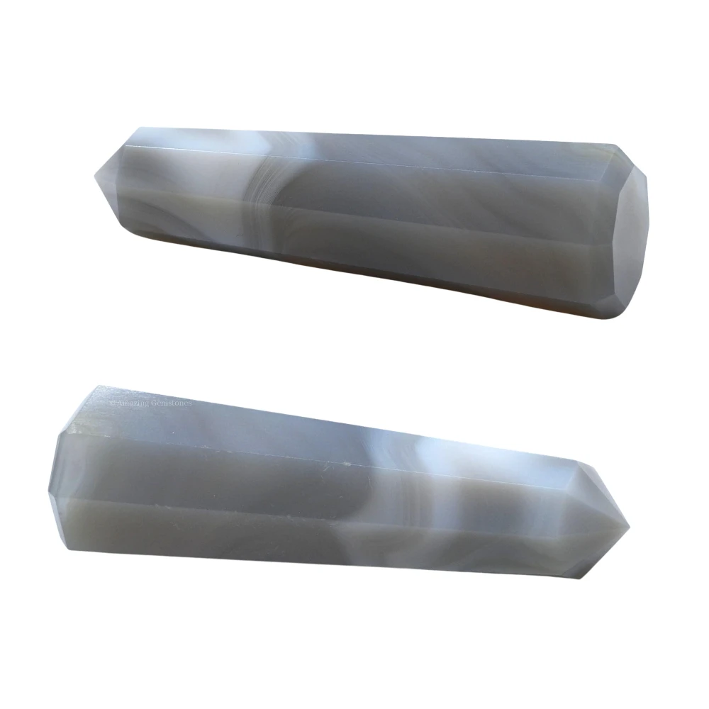 Grey Agate Tower (3" to 4" INCH)