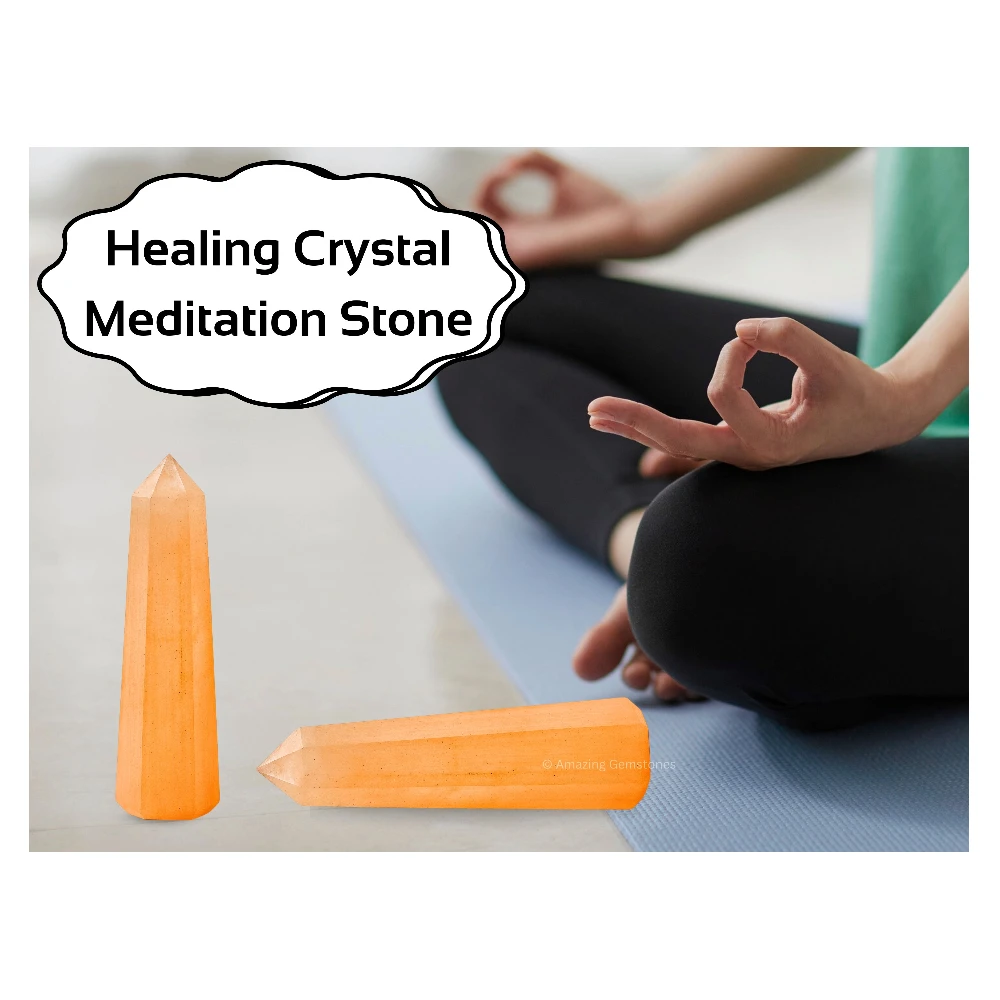 Orange Selenite Tower (2" to 3" INCH)
