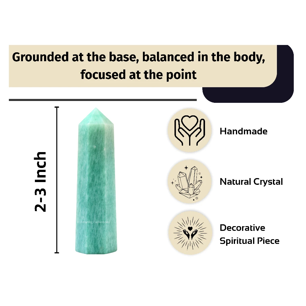 Amazonite Tower (2" to 3" INCH)