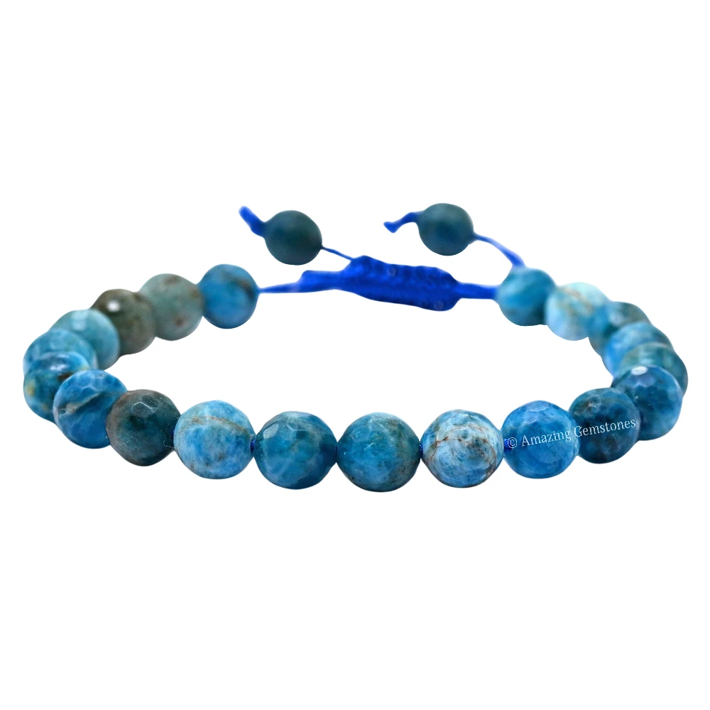 Apatite Bracelet (Faceted) (Adjustable)