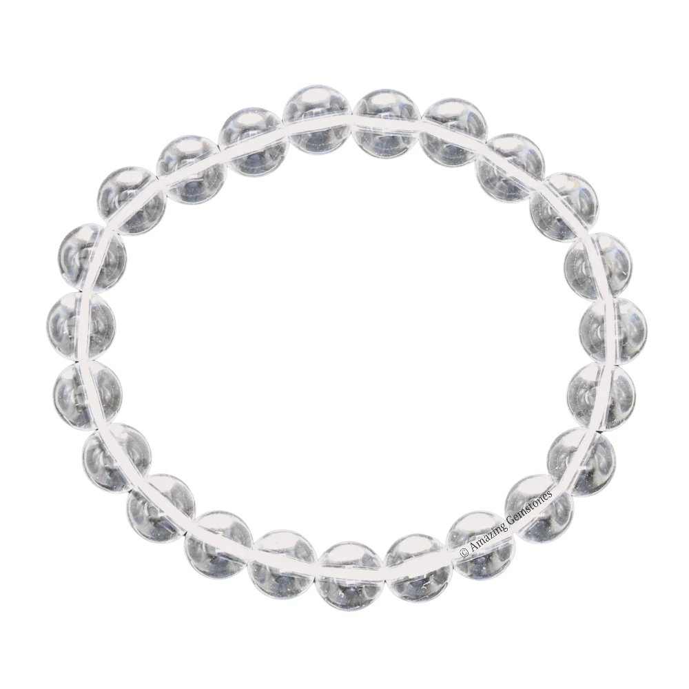 Clear Quartz Bracelet (Strechable)