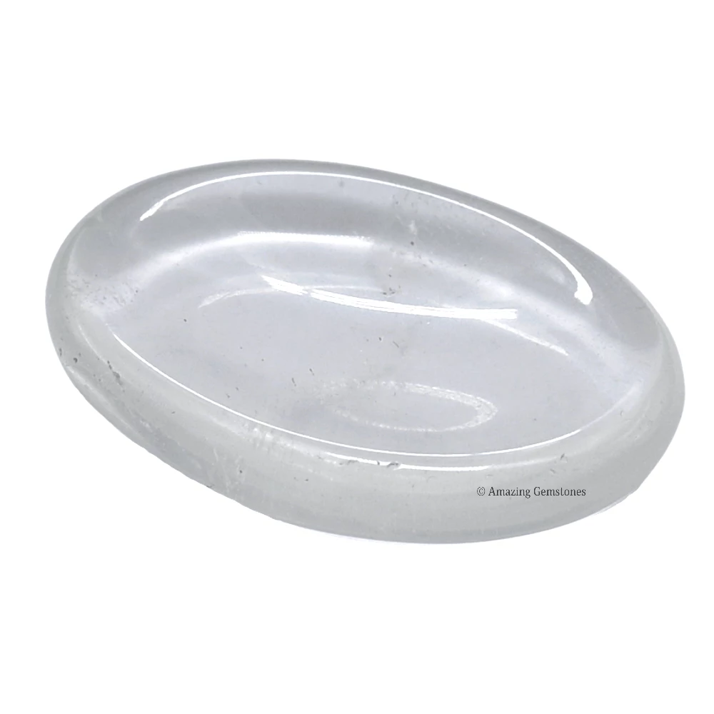 Clear Quartz Worry Stone