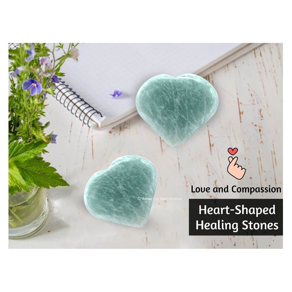 Amazonite Heart