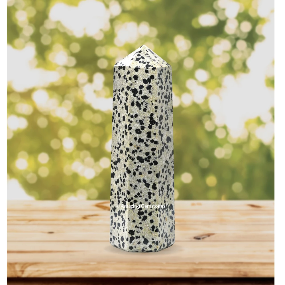 Dalmatian Jasper Tower (5.5" to 6" INCH)