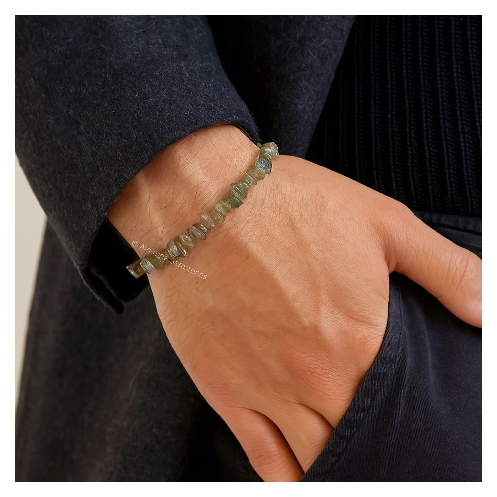 Labradorite Chips Bracelet