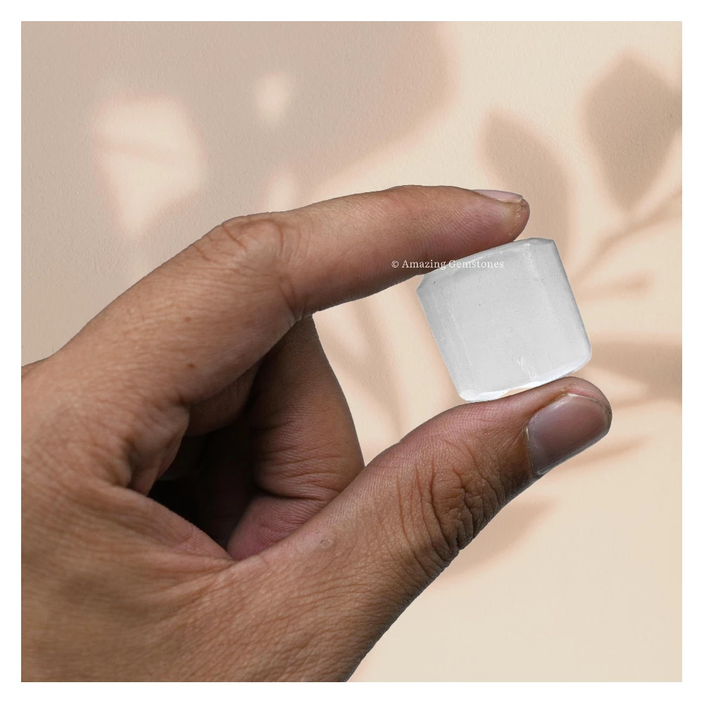 Tumbled Selenite Crystals Stones (1 oz)