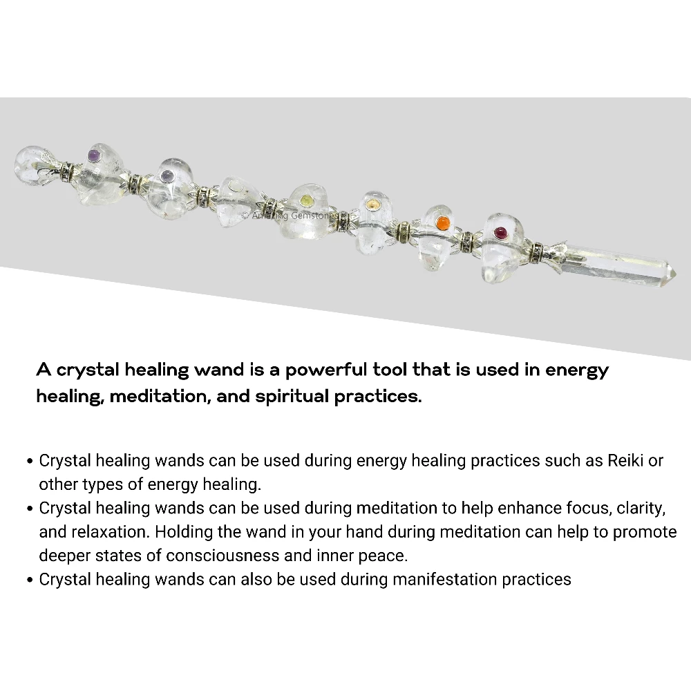 Clear Quartz Tumbled Healing Wand