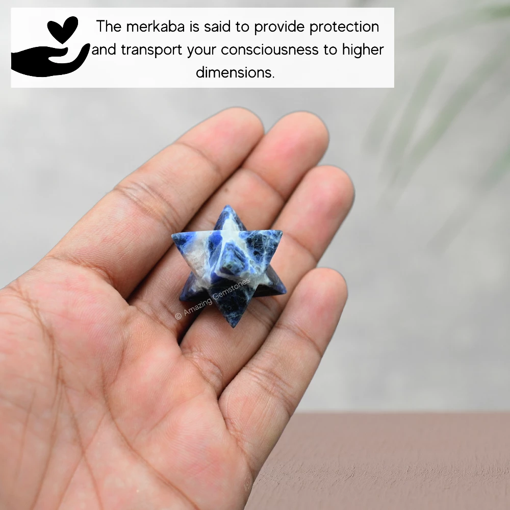 Sodalite Merkaba (15-20 mm)