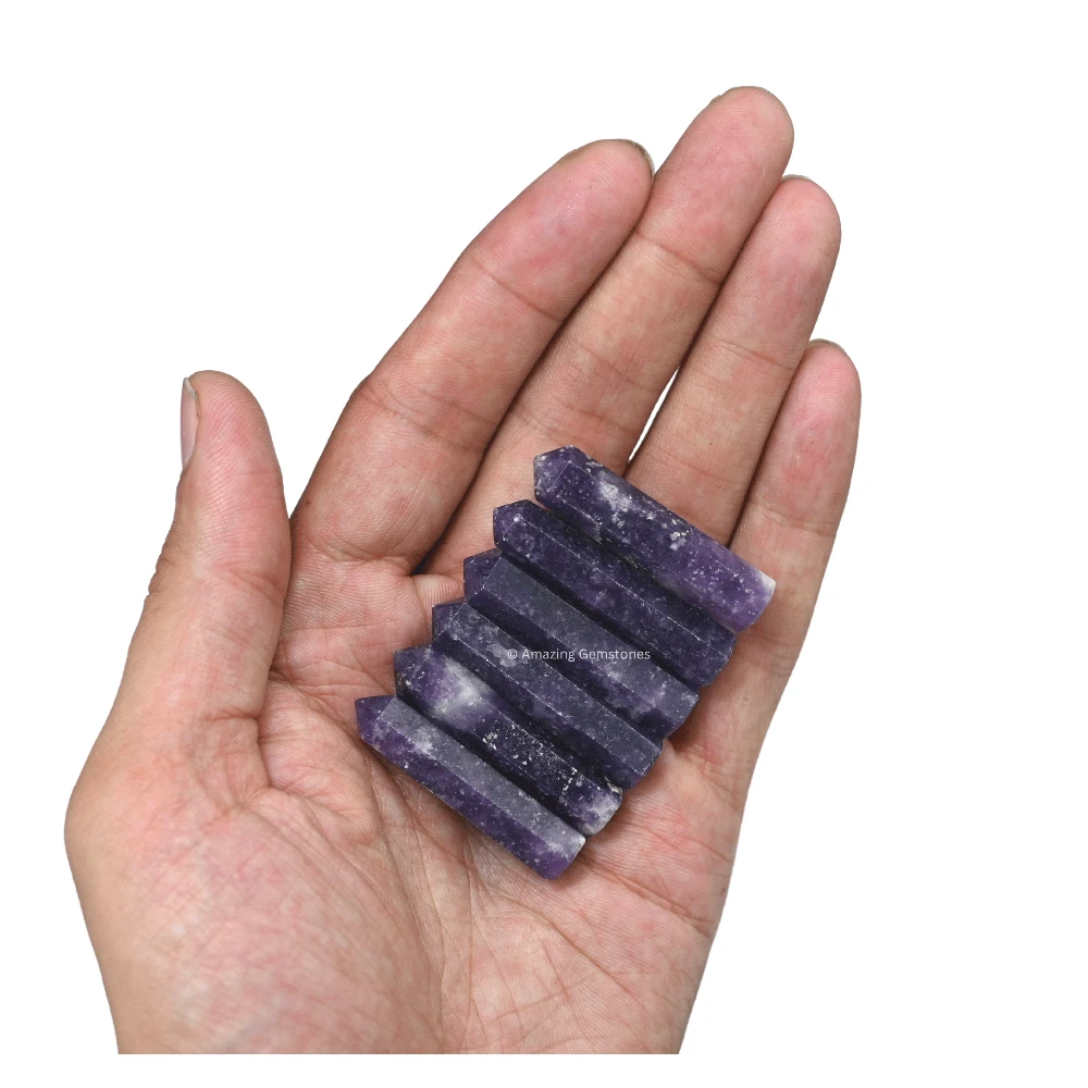 Lepidolite Pencil Points (Set of 3)