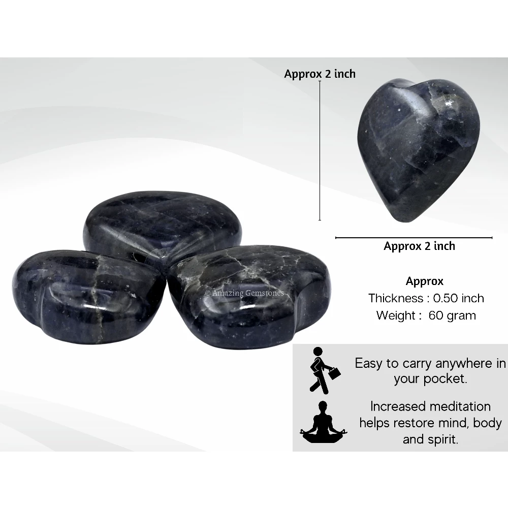 Iolite Heart