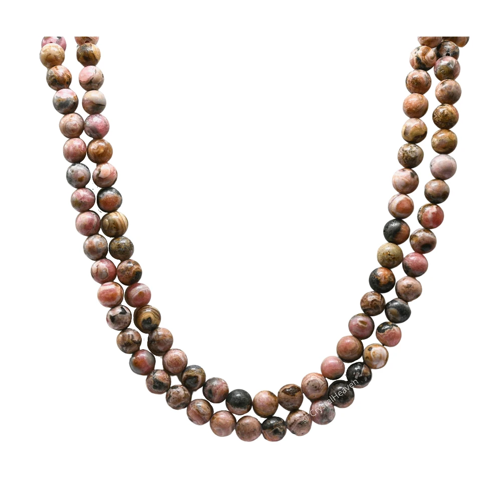 Rhodochrosite Mala (Without Knot)