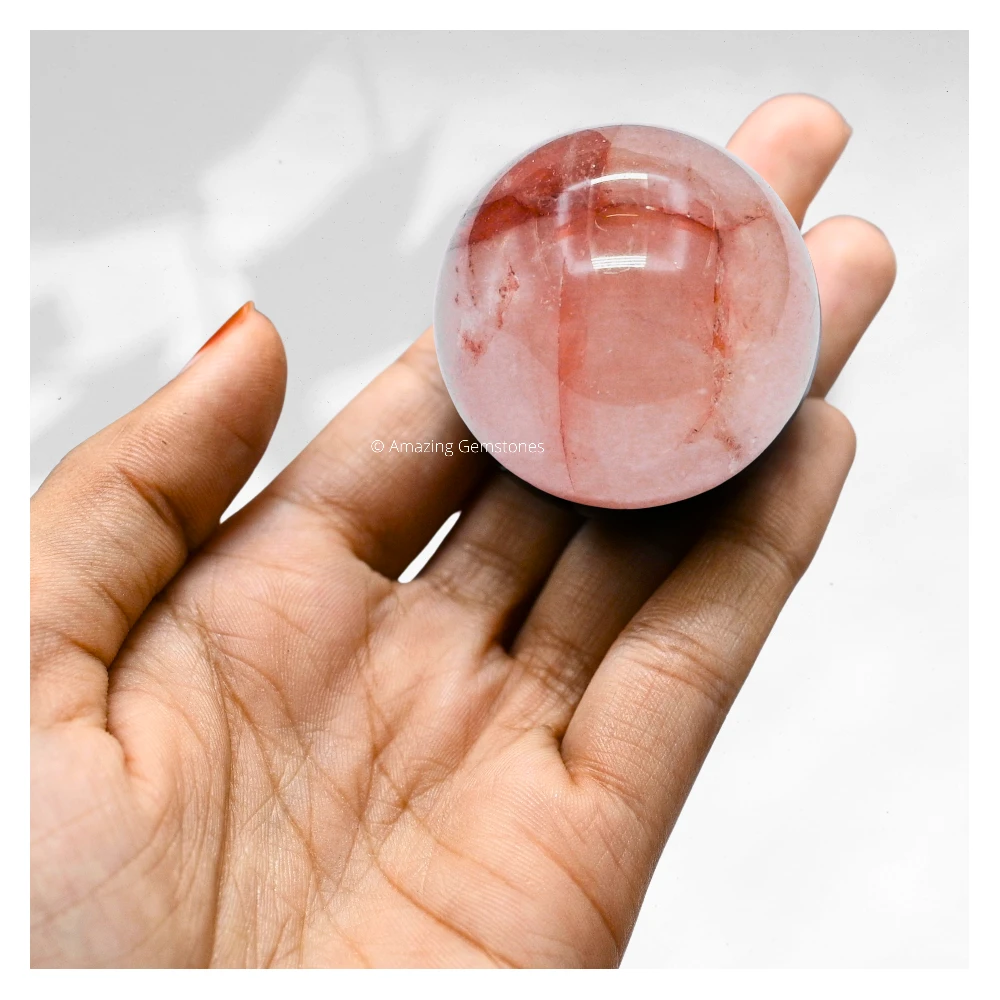 Red Hematoid Quartz Sphere (1.5 Inch)