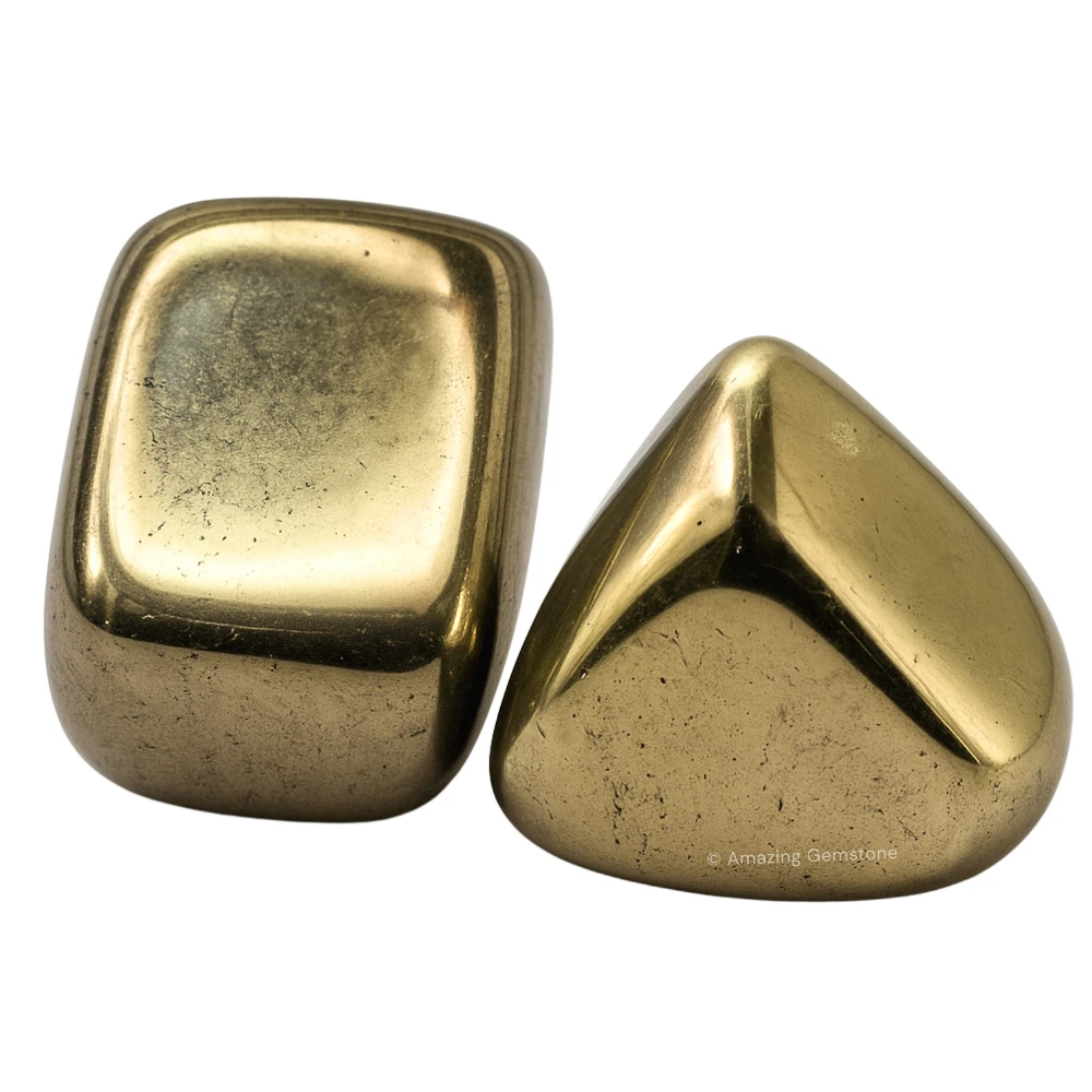 Tumbled Pyrite Crystals Stones (1 oz)