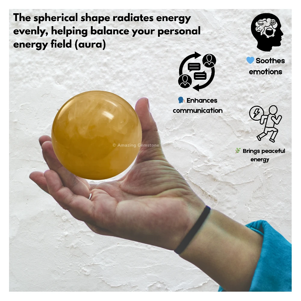 Citrine Sphere (2 Inch)