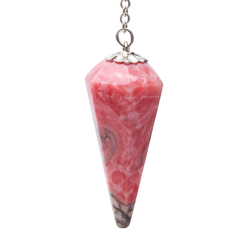 Rhodochrosite Pendulum