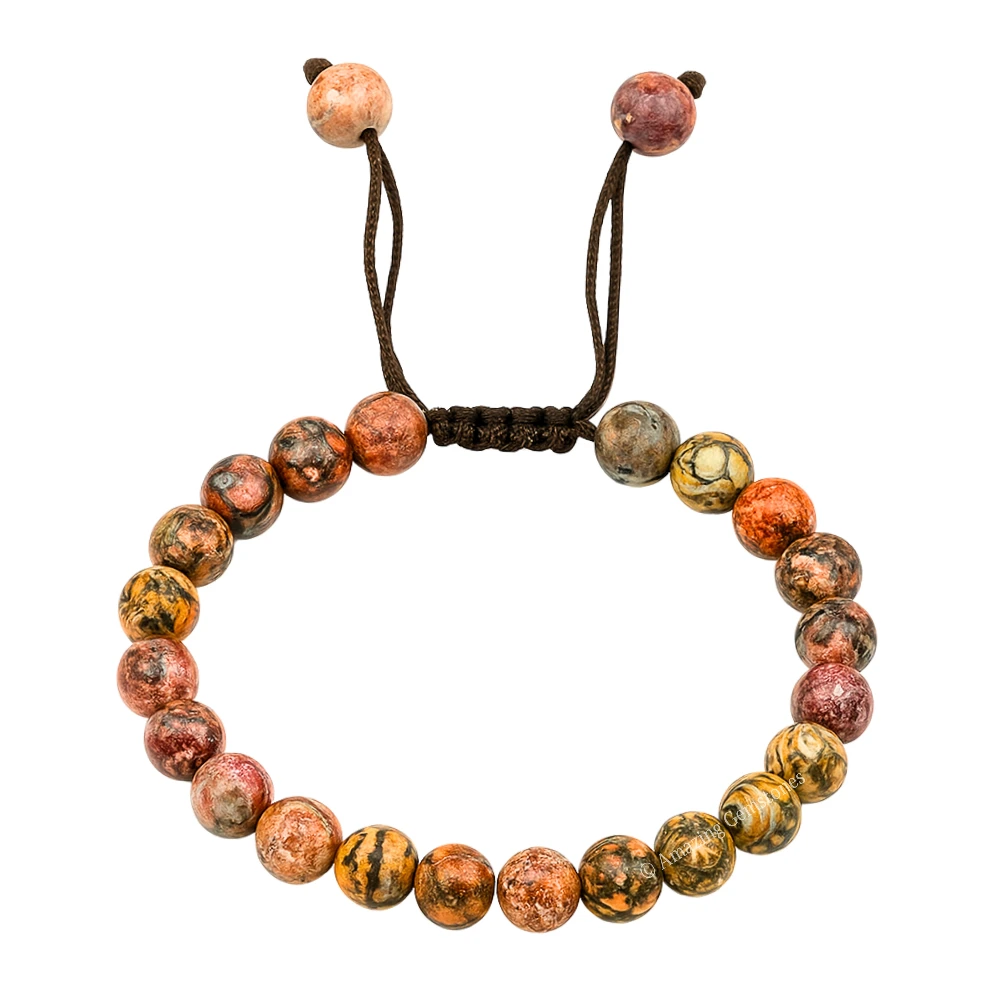 Leopard Jasper Bracelet (Adjustable)