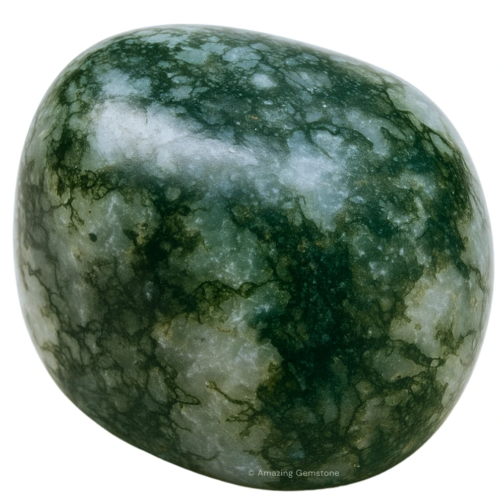 Tumbled Moss Agate Crystals Stones (1 oz)