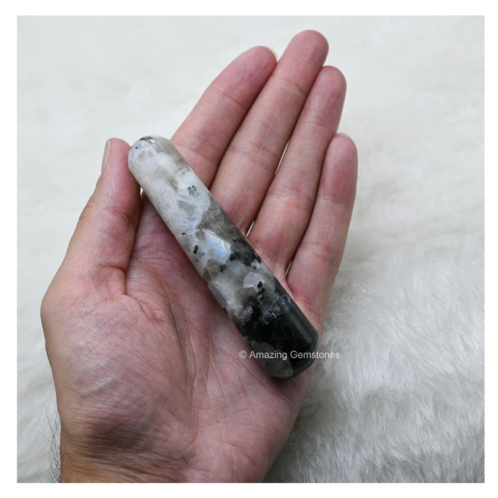 Rainbow Moonstone Wand