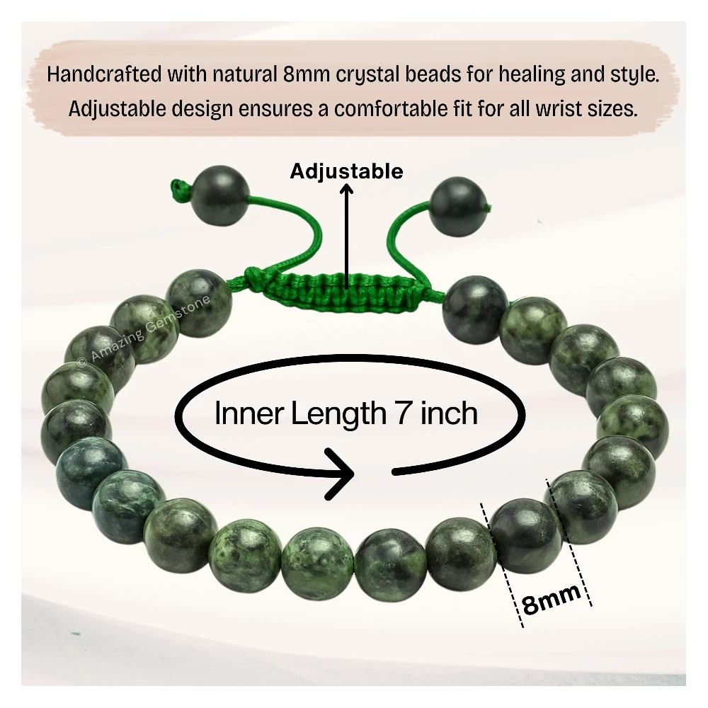Kambaba Jasper Bracelet (Adjustable)