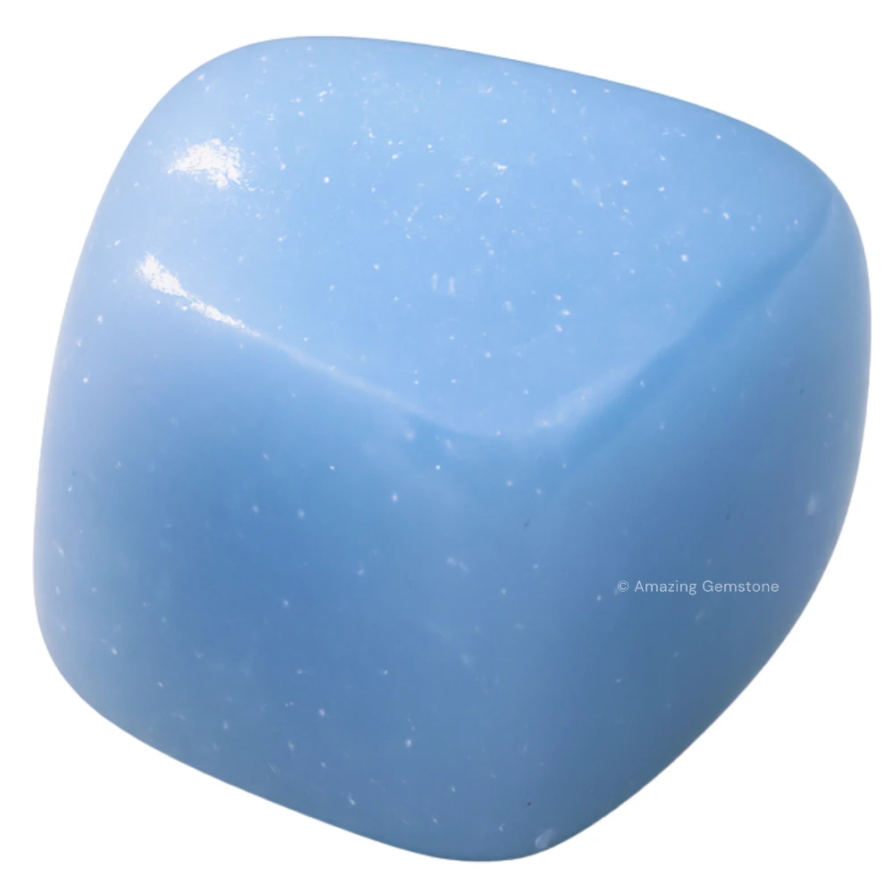 Tumbled Angelite Crystals Stones (1 oz)