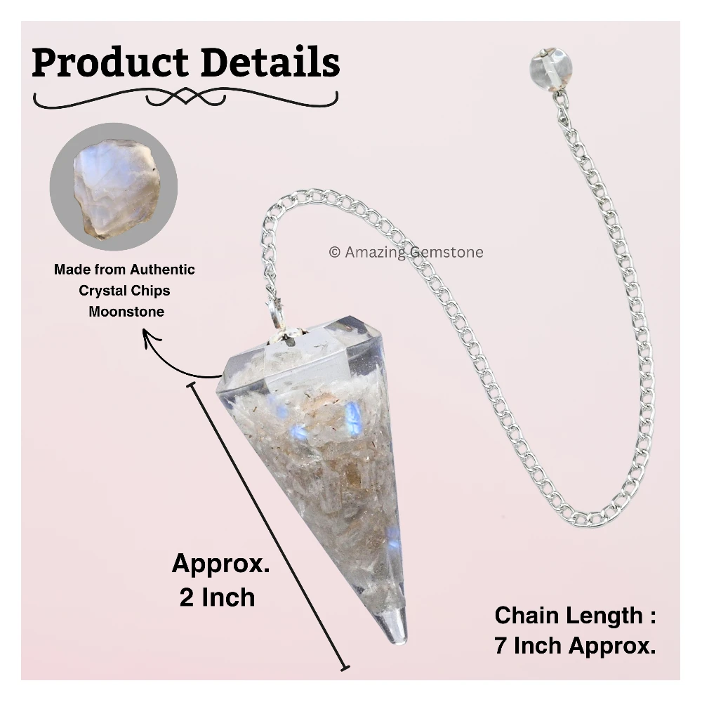 Moonstone Orgone Pendulum