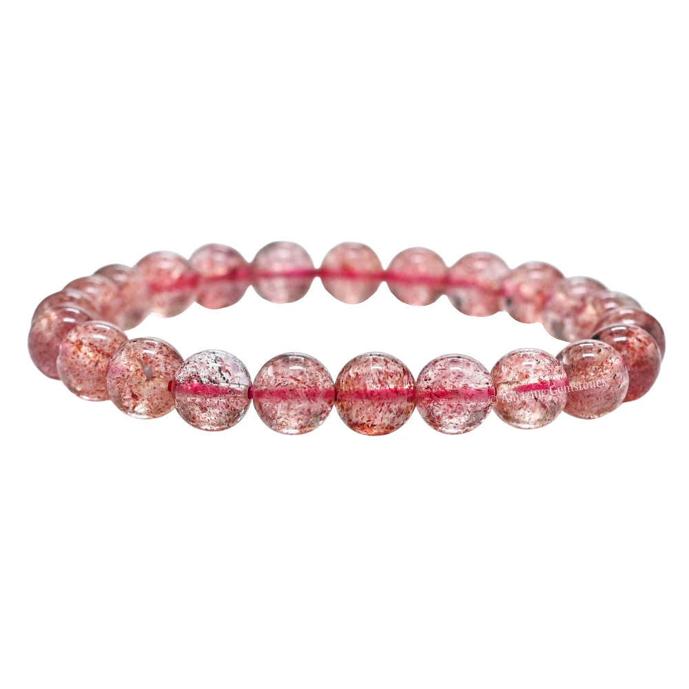Strawberry Quartz Bracelet (Stretchable)