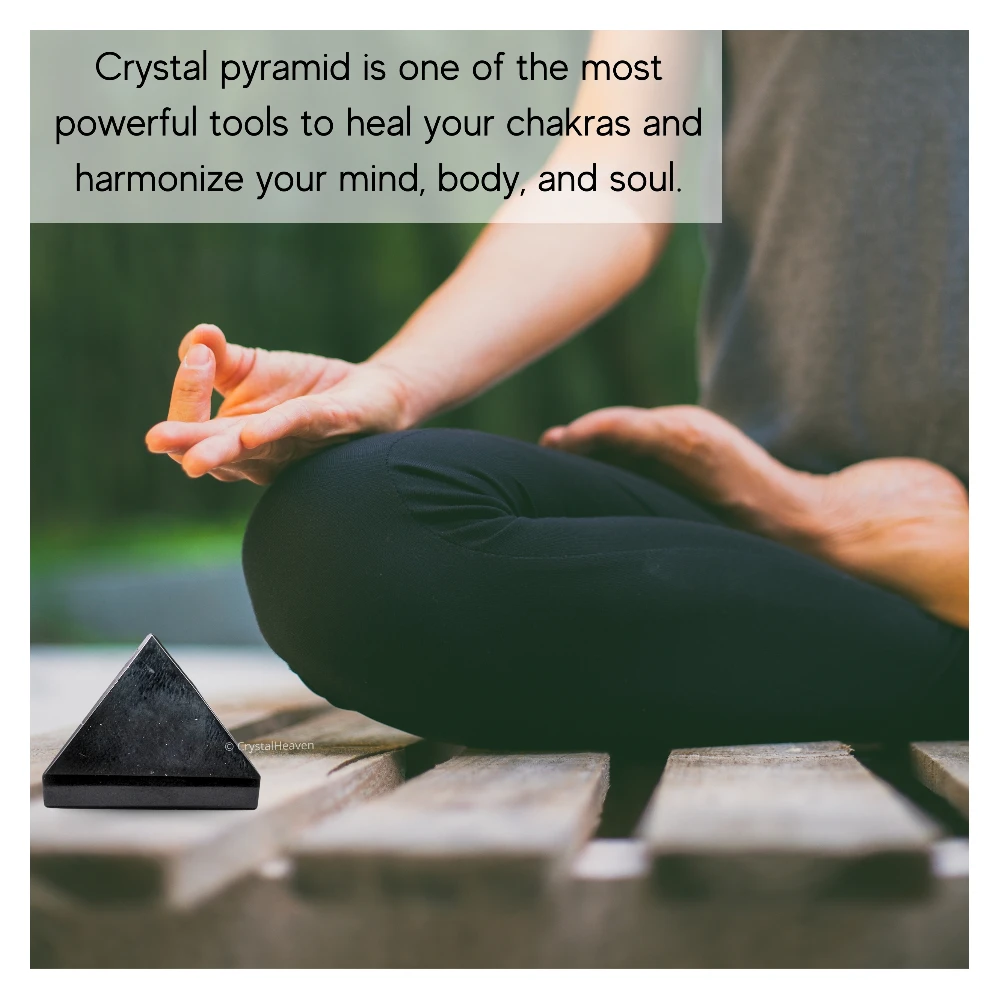 Black Obsidian Pyramid (1 Inch)