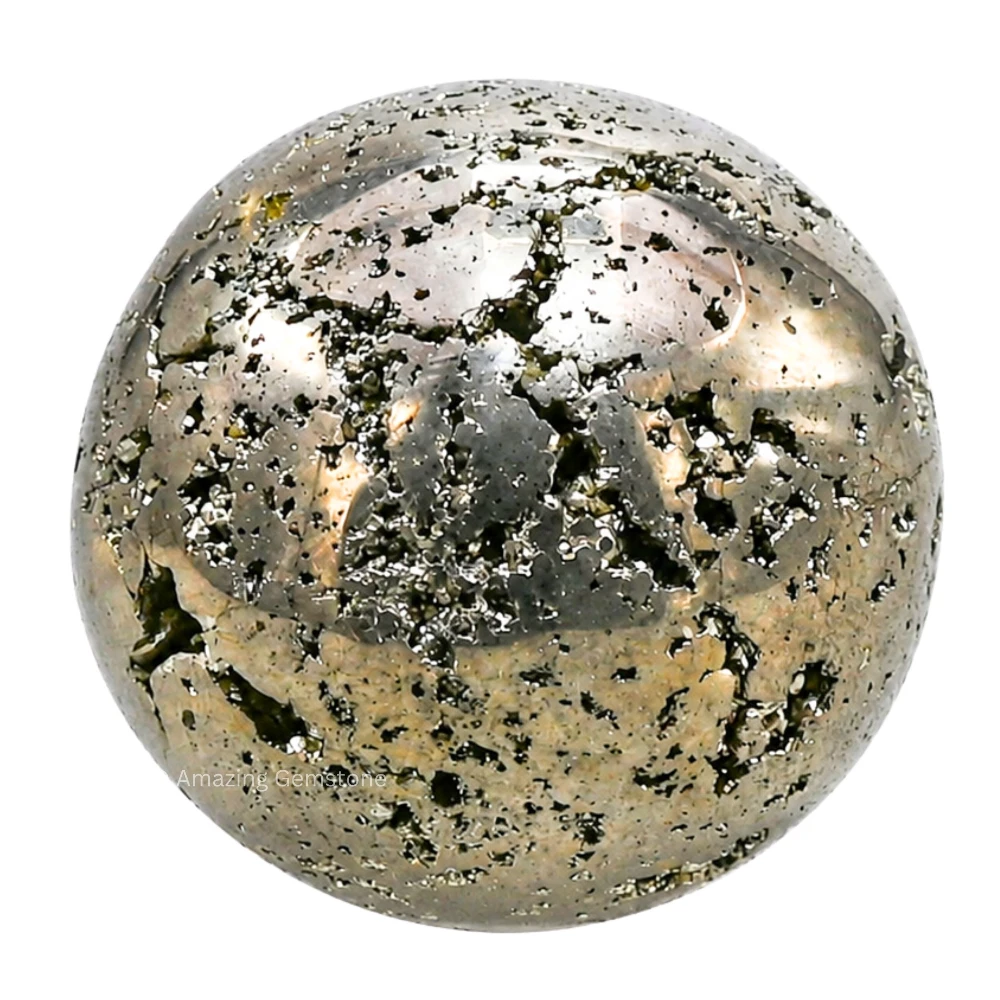 Raw Pyrite Sphere (1.5 Inch)
